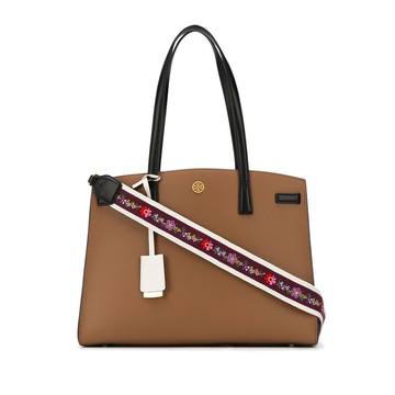 Walker Colour-Block webbing strap satchel