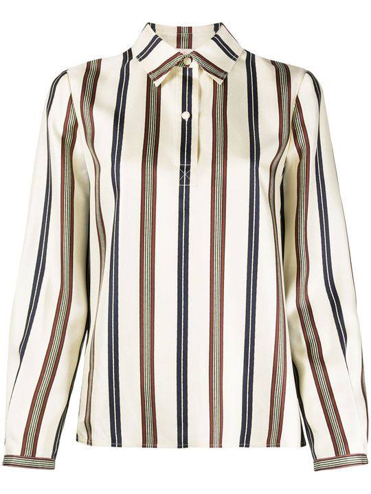 striped silk shirt展示图