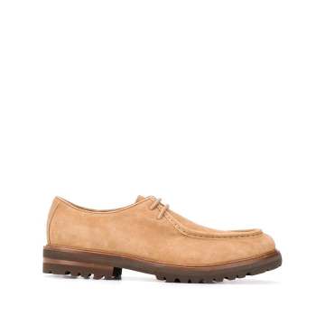 suede leather derby shoes