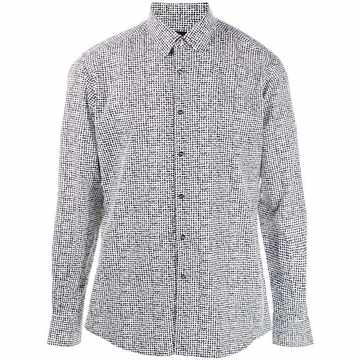 spot print shirt