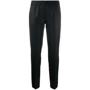 elasticated waistband pull-on trousers