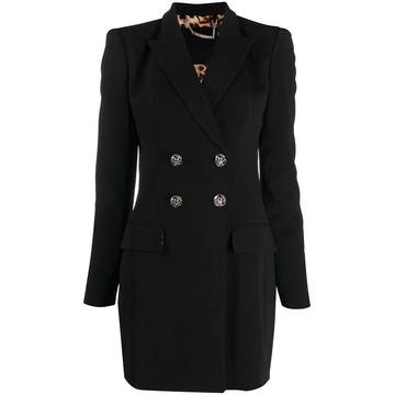 double-breasted suit jacket dress