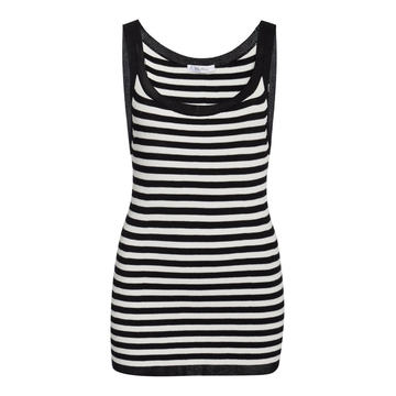 Mimma Striped Jersey Tank Top