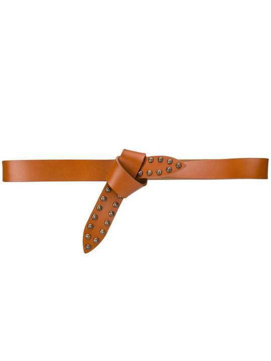 stud-embellished knot belt展示图