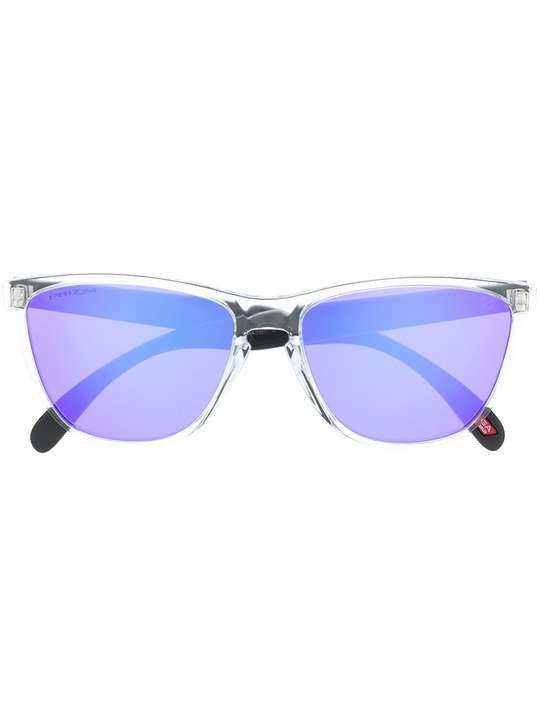 gradient-lense clear frame sunglasses展示图