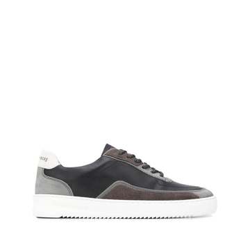 matte low-top trainers