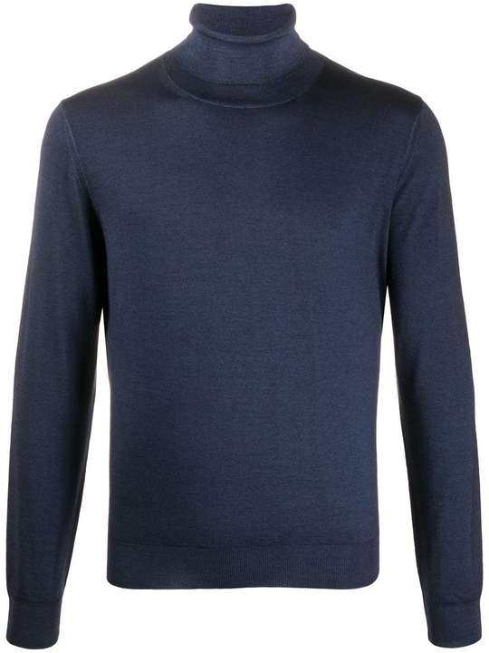 jersey knit high neck sweatshirt展示图