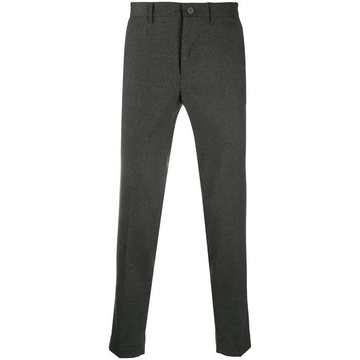 slim fit trousers