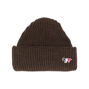 logo patch beanie