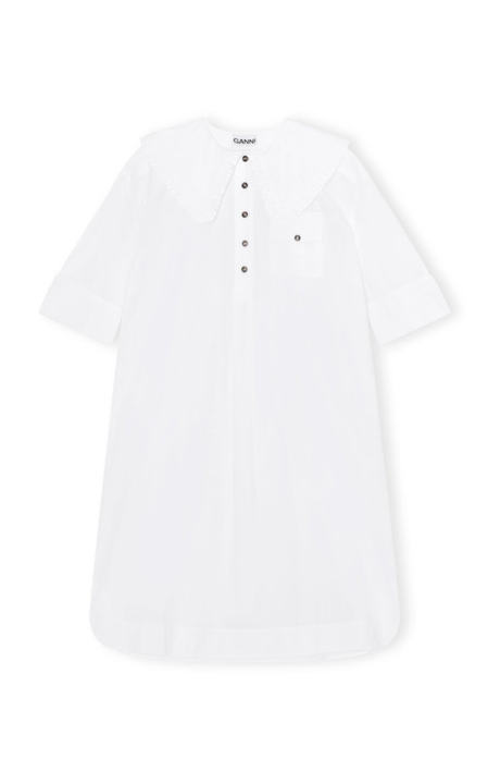 Cotton Poplin Oversized Shirt Dress展示图