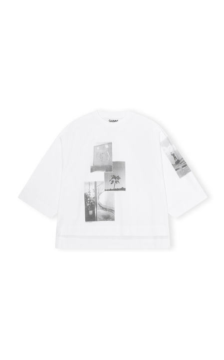 Basic Cotton Jersey Oversized T-Shirt展示图