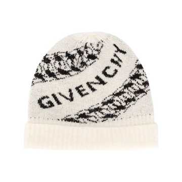 logo-knit beanie