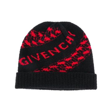 logo-knit beanie