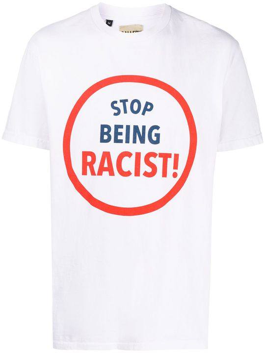short-sleeved slogan print T-shirt展示图
