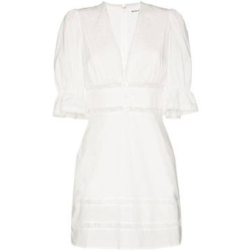 Cassatt lace trim mini dress