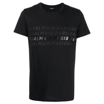 Printed and foiled Balmain logo t-shirt