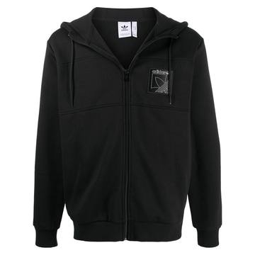 zip front hoodie