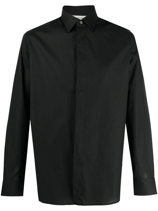 plain black teuxedo shirt展示图