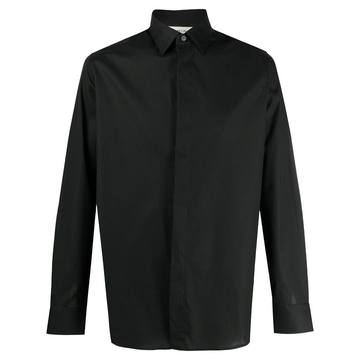 plain black teuxedo shirt