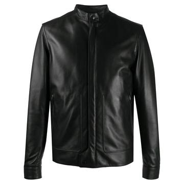 leather-look jacket