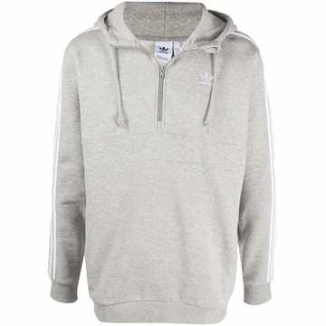 3-stripes half-zip hoodie