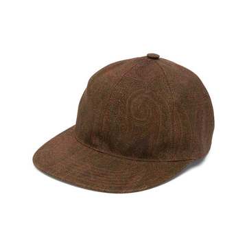 paisley-print baseball cap