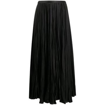 long-length pleat skirt