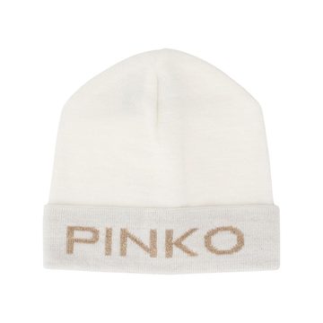 jacquard logo beanie hat