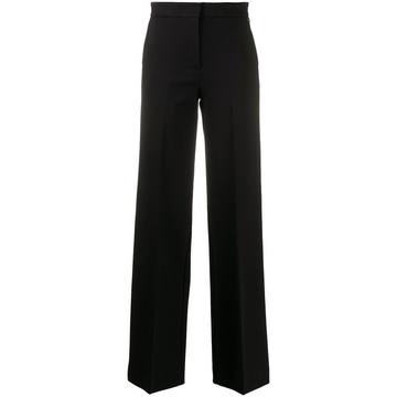 wide-leg tailored trousers