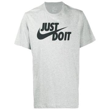 Just Do It 圆领标语印花T恤