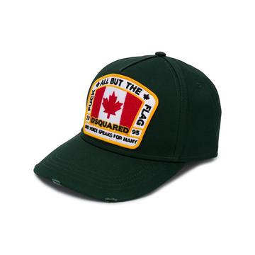 flag-patch baseball hat