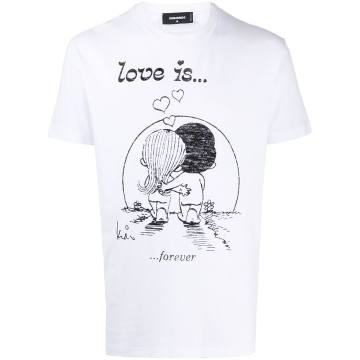 Love Is Forever printed T-shirt