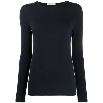 long-sleeved fitted T-shirt