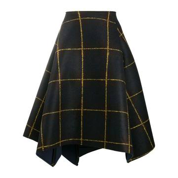 check asymmetric skirt