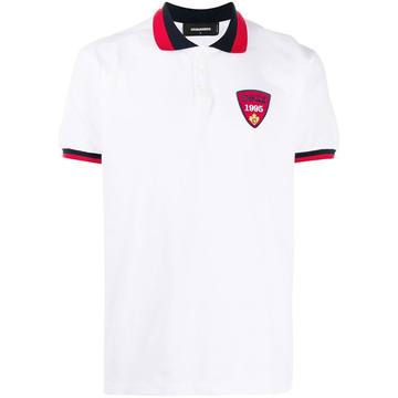 logo crest polo shirt