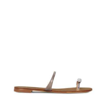 toe-strap leather sandals