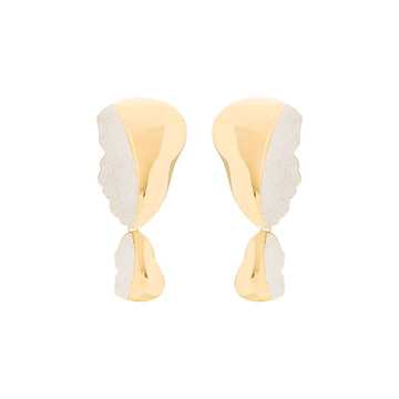 gold and silver-tone Ocumare earrings