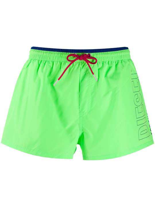 logo patch swim shorts展示图