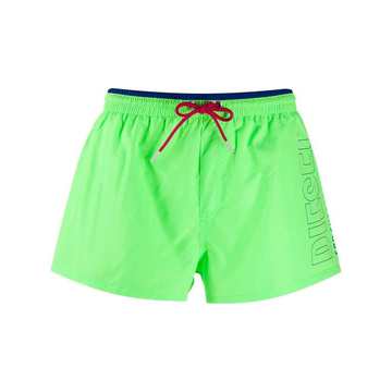 logo patch swim shorts