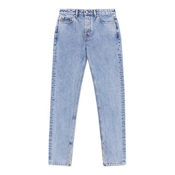 Classic Denim Mid-Waist Slim Jeans