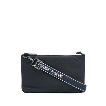 logo-strap shoulder bag