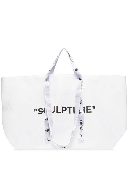 white Commercial tote bag展示图