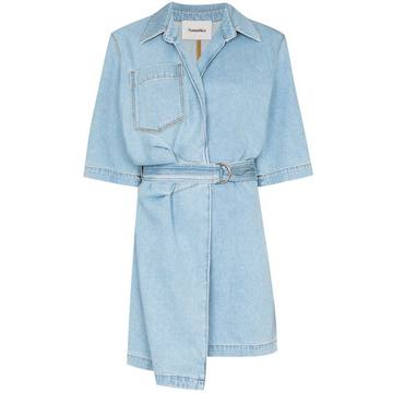 Sheba wrap denim dress