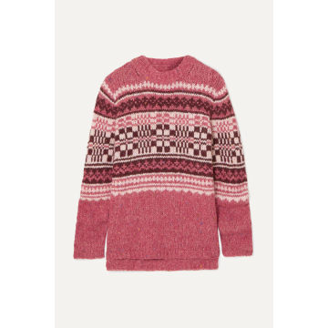 Beryll 费尔岛式杂色图案针织毛衣
