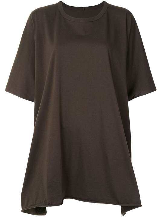 oversized asymmetric T-shirt展示图