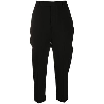 tailored cropped trousers