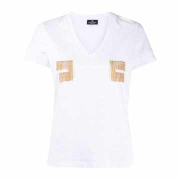 embroidered details T-shirt