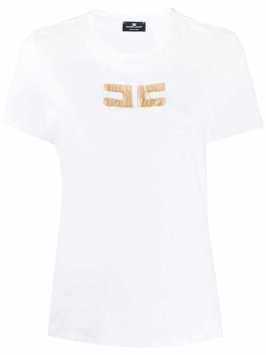 beaded logo T-shirt展示图