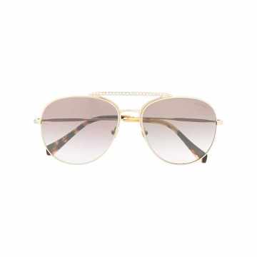 aviator-frame sunglasses