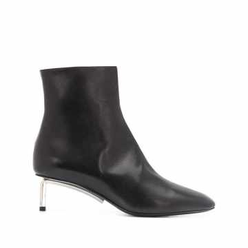 square-toe 50mm ankle boots